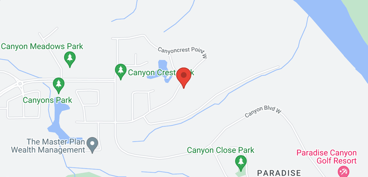 map of 84 Canyoncrest Point W